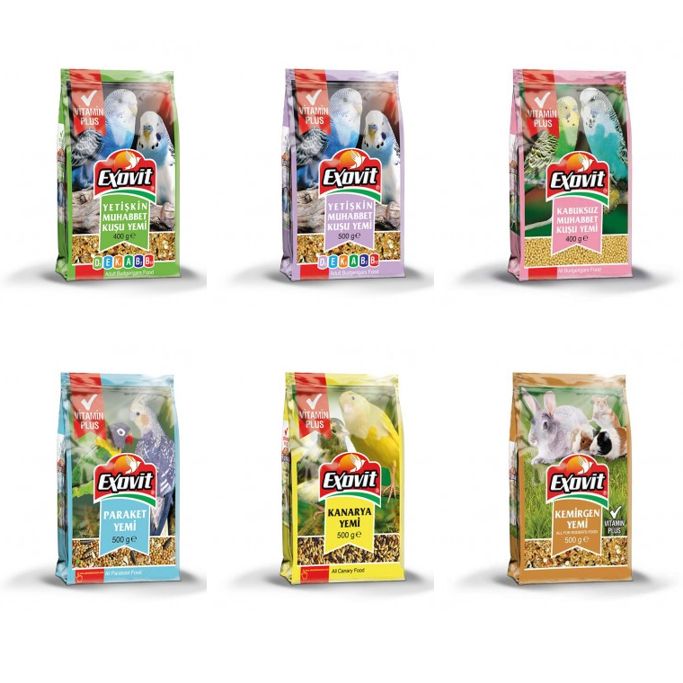 Exovit Budgerigar Parrot Bird Food 500g