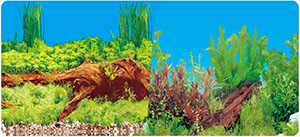 Double Sided Aquarium Background Poster Fish Tank Backdrop